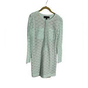 Victoria Beckham For Target Lace Dress Mint Green Nude Underlay Small